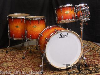 Pearl MCX Master Custom 5pc drum set Quilted Bubinga Burst