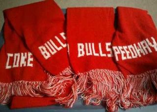 Chicago Bulls vintage collector scarf scarves towel coke