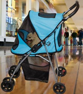 Pet Gear Dog Cat Carrier Stroller Blue PG8030IB