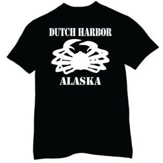 Deadliest Catch Dutch Harbor Alaska Mens T Shirt Fish