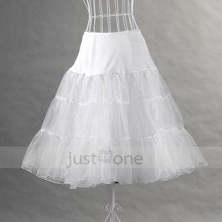   Long Swing Hoopless Bridal Wedding Gown Slips Underskirt Petticoat