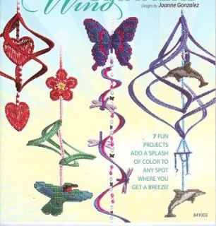 Wind Spinners in Plastic Canvas~ 7 Fun Projects to Make~NEW~