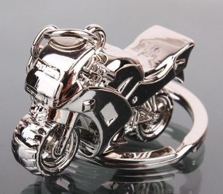 Motorcycle Key Ring Chain Motor Silver Keychain New Fashion Cute Lover 