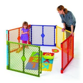  Color Superyard Baby/Pet Gate & Portable Play Yard   6 Panel  8769