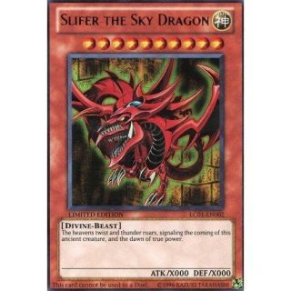Yugioh Card Slifer the Sky Dragon LC01 EN002 Ultra rare