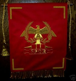 Roman Army Caesar Augustus War Legion Banner Flag SPQR Rome Pax 