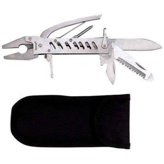 Pliers Plus Multi Tool MAXAM EDC Survival Gear Sheath Knife Pry Bar 