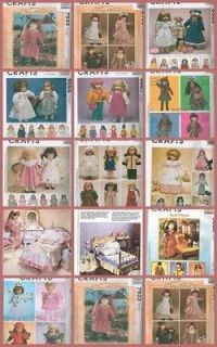 McCalls American Girl 18 Doll Clothes Sewing Pattern
