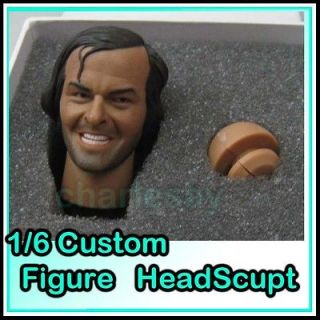 Hot jack nicholson Shin​ing 1/6 figure toys head sculpt