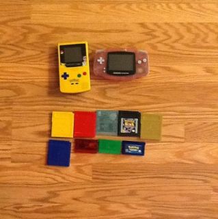   Pokemon Gameboy Color Console, Game Boy Advance, 9 Pokemon Games