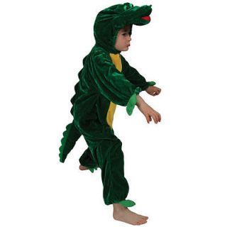   Kidz Crocodile Aligator Croc Fancy Dress Animal Costume (Small