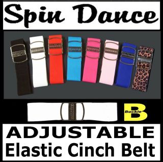 50s Vintage Style Rock n Roll Dance Skirt CINCH BELT B BUCKLE STYLE