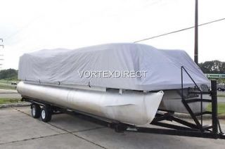 25   26 FT ULTRA 3 PURPOSE PONTOON BOAT COVER/GRAY