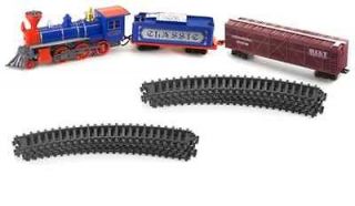 15 Piece Battery Powered Train Set with Over 10.5 Feet of Track 
