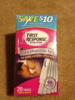   Response Daily Ovulation Test 20 tests 1 month supply new sealed