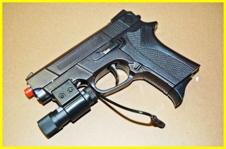 CYMA AIRSOFT GUN handgun orange tip RED LASER Remote LIGHT spring 