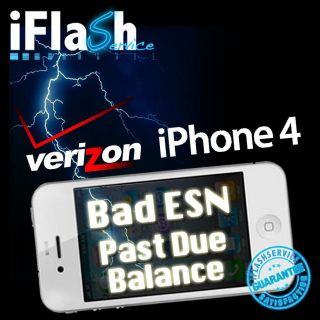Flash / Activate Verizon & Sprint iPhone 4   Bad ESN To Cricket w/ Web 