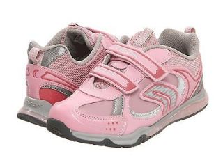 Geox Pink Velcro Sneakers Little Girls Size 1   The shoes that Breathe 