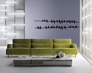 power line wall decal