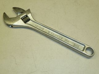 STANLEY TOOLS 8 ADJUSTABLE WRENCH #85 338, Made in USA