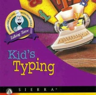 Kids Typing PC CD ghost helps children learn how to type on computer 