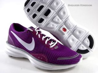 Nike LunarTrainer + Plum Purple Pink/White Free Running Womens Shoes 