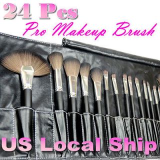   Kits New Pro Cosmetic Brush Makeup Set Make up Tool Soft + Black Case