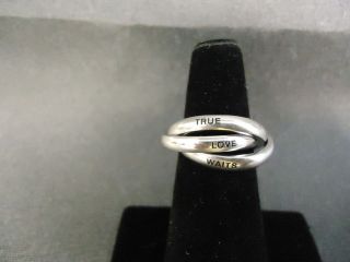 True Love Waits Purity Ring Stainless Steel 3 n 1 Ring Father to 