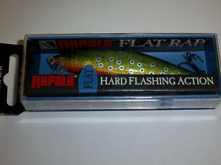 RAPALA FLAT RAP FLR 8 HARD FLASHING ACTION LURE / IN BEAUTIFUL BROOK 