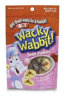 8IN1 WACKY WABBIT SEED FLOWERS RABBIT OR GUINEA PIG NEW FREE SHIPPING 