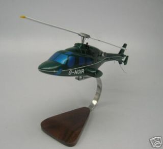 Bell 222 Airwolf Design Helicopter Wood Model Free Ship