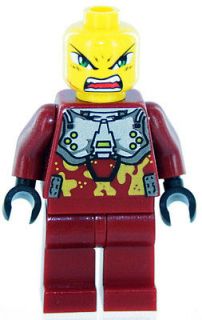 Lego Exo Force Takeshi Dark Red Camouflage Minifig Figure