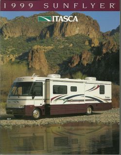 1999 ITASCA SUNFLYER Camper Motor Home RV Brochure/Catalog33B,34Y,35C 