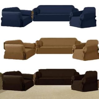   Micro Suede New Sofa + Loveseat + Chair Slip Cover Couch 7 Colors