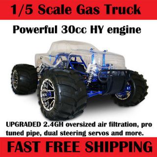   MT Pro V3 1/5th Scale RC Gas Powered Monster Truck 30cc 4x4 RTR