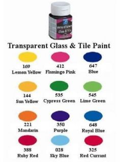 glass paint transparent in Glass & Mosaics
