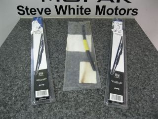 07 12 JEEP WRANGLER FRONT WIPER BLADE BLADES REAR REFILL SET OF 3 