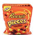 Reeses Pieces Peanut Butter Candy 48 oz