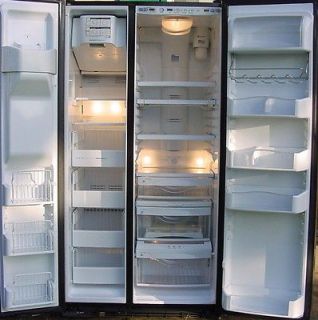 GE Pofile Refrigerator Side By Side Stainless Steel for Parts or 
