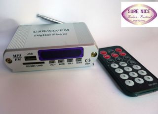 MINI USB SD FM DIGITAL PLAYER DIGITAL DISPLAY With remote control