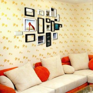 3D Removable Wood Wall Glass Sticker Art Decal Home Room Decoration 