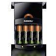 Duracell Value Charger with 4AA Pre Charged Batteries