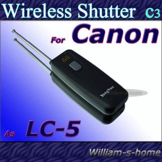 Wireless Remote Release Canon 50D 40D 30D 20D 1Ds LC 5
