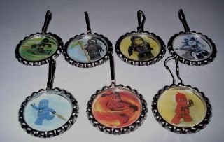   BACKPACK CHARM ZIPPER ZIP PULLS KEY RINGS NECKLACE PARTY FAVORS