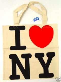 LOVE NY New York MTV 80s Punk Rock Canvas Tote Bag