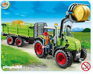 PLAYMOBIL #5121 Hay Bailer with Trailer NEW!!