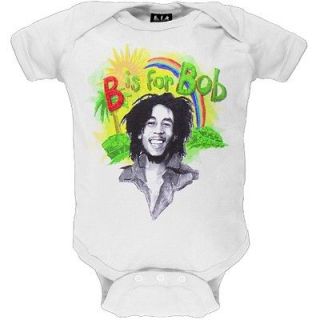 Bob Marley   One Love Blocks Infant Bodysuit Music Band One Piece T 