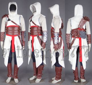 Free Shipping Assassins Creed Altair Cosplay Costume Altair Whole Set 