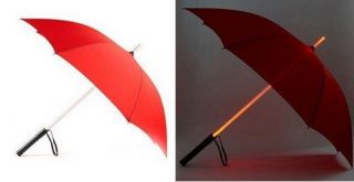 FABULOUS LIGHT SABRE LIGHT UP LED UMBRELLA WITH BUILT IN TORCH   3 