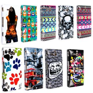 FOR SONY XPERIA U ST25i STYLISH PRINTED HARD SHELL CASE PROTECTION 